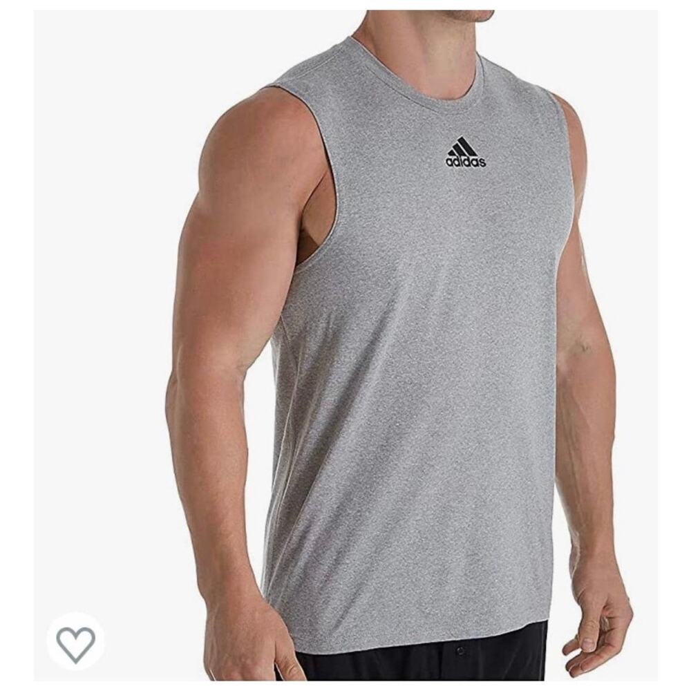 ADIDAS MENS SLEEVELESS PREGAME BOS MUSCLE T SHIRT Size Medium